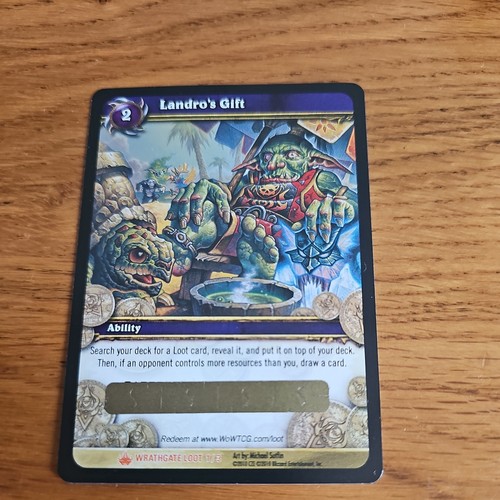 Wow tcg landro gift - wow, landro’s