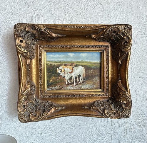 ölgemäde pferdeszene 32 - ca.,