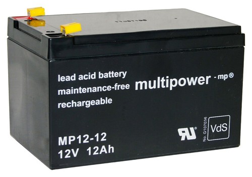 Multipower 12v 12ah - multipower,