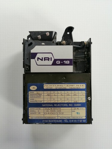 Münzprüfer nri g18 - nri, 3005