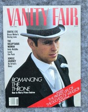 VANITY FAIR JUNE 1986, Bruce