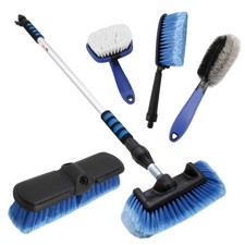 Waschbürsten Felgenbürsten Set mit Teleskopstiel für Auto PKW Caravan Wohnmobil