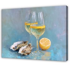 Leinwand Glas Zitrone Gelb