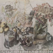 Horst Janssen Plakat Stillleben Galerie Seiffert-Binder sign Offsetdruck 1980