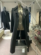 Damen Ledermantel Schwarz lang mit Innenfutter Beole Jacket Gr. 38