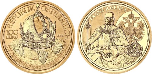 100 euro gold 2012 - 100,
