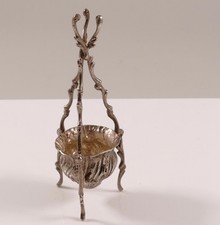 Silberfigur Silber 800 Kessel Topf Lagerfeuer Hexenkessel Miniatur Figur 19gramm