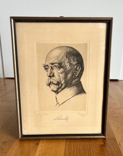 Original radierung otto von - radierung,