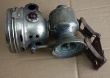 alte Fahrrad Carbidlampe für