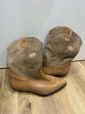 Buffel Herren Cowboy Stiefel Western Style Gr.43 Boots Country Wildleder