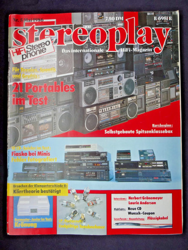 Stereoplay burmester - stereoplay, 5/86,burmester