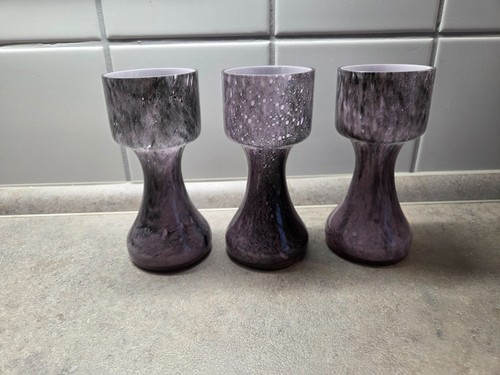 Glasvase marmoriert stck - 3,