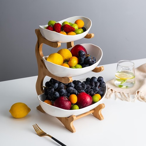 Obst etagere stöckig - etagere, 3-stöckig