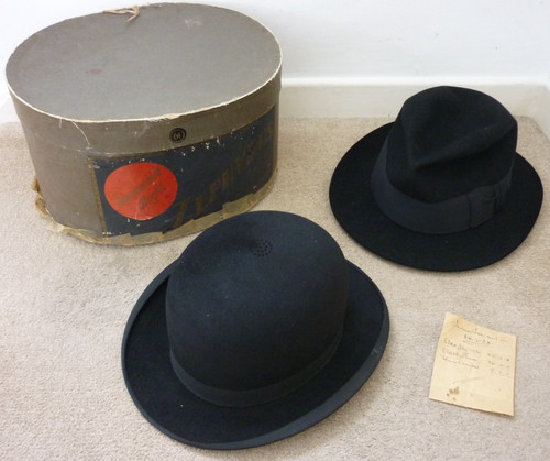 Vintage the raven - bowler, hut