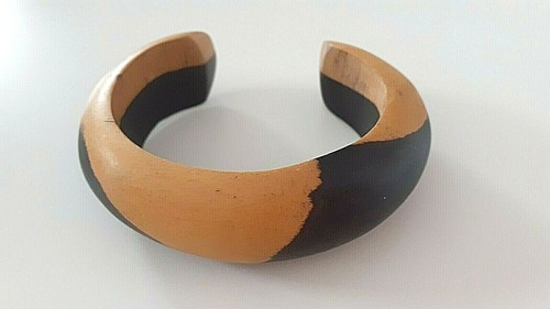 Vintage armreif holz - armreif,
