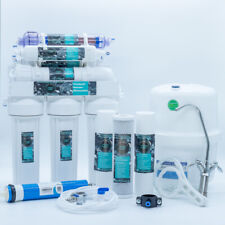 8 Stufen Umkehrosmose Anlage Tank Membran 75 GPD mobiler Wasserfilter Hahn AIFIR