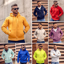 Kapuzenpullover Hoodie Sweatjacke Sweatshirt Pullover Basic Herren BOLF Pulli