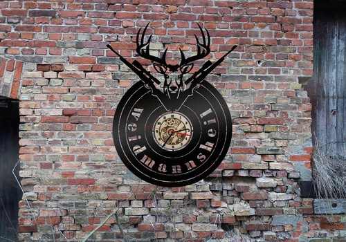 Uhr wanduhr jagd led - uhr,
