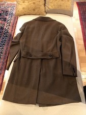 herrenmantel ermenegildo zegna alpaka street coat zweireihig braun
