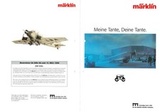 Märklin Faltblatt "Meine Tante-Deine Tante" Modell-Flugzeug Ju 52