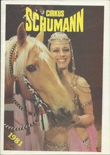 Zirkus Circus - CIRKUS SCHUMANN - Programmheft 1981 mit Dressuren aus der DDR