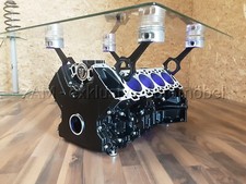 ✅✅ Jaguar V8 Motortisch XJ8 Motor Tisch Couchtisch Handmade LED V8 V10 V12 ✅✅