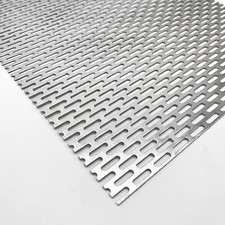 Aluminium lochblech langloch - aluminium,