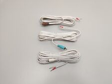 3x Neue Bose Lautsprecher Kabel weiß Chich Stecker  Braun+Hell Blau 3x 6,1 M M3p