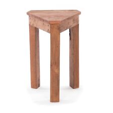 BEISTELLTISCH "MILO" | Holz, 45 cm, dreieckig | Pflanzenhocker, Nachttisch