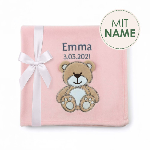 Babydecke mit name - babydecke,