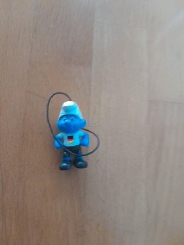 Figur schlumpf fussball - schlumpf,,