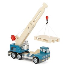 Kranwagen mit Palette