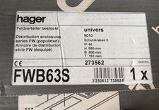 Hager Feldverteiler FWB63S IP44 216PLE OVP aus Lagerrestbestand