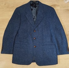 Sakko harris tweed blau - sakko,