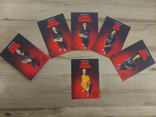 Autogrammkartensatz bayer 04 - autogrammkartensatz,,