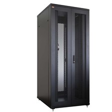 Netzwerkschrank 19" Serverschrank 42 HE BxT 800x800 mm Unmontiert Rack Schwarz