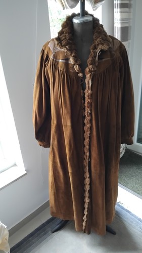 Damen ledermantel braun - damen,