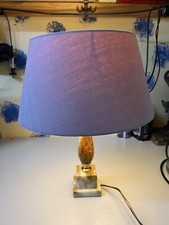 Tischlampe  mit Fuß aus Onyx
