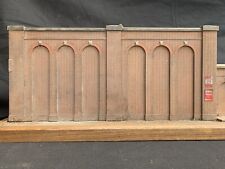 Spur O Modelleisenbahn gewölbte Stützmauer Bausatz hohe Höhe