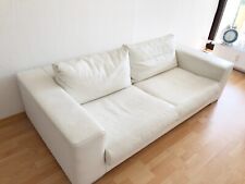 Leder Sofa Who's perfect? weiß