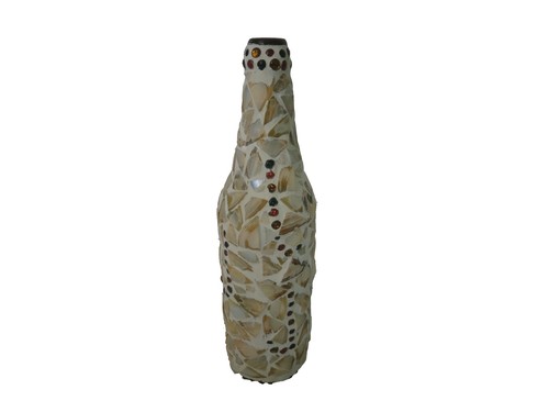 Deko glas flasche vase - glas,