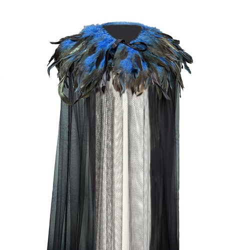 Gothic federn cape - cape, mit