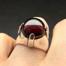 Vintage ring granat sterling - vintage,