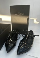 Valentino Garavani Rockstud Noir Ballerinas mit Originalverpackung