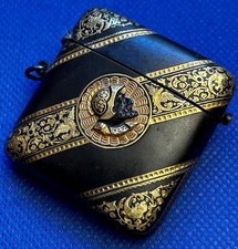 Toledo-Damaszener Stahl Gold Phönix Fabelwesen Krieger Zündholz Streichholzdose