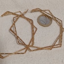 Creolen Stecker  XXL gold mit