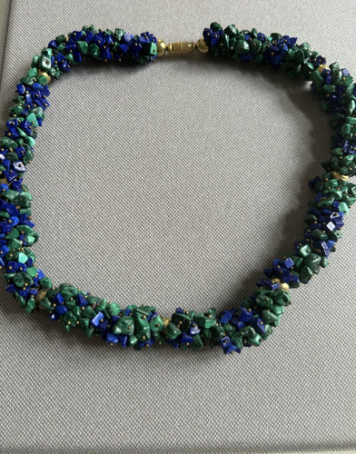 Halskette lapislazuli mit - lapislazuli,
