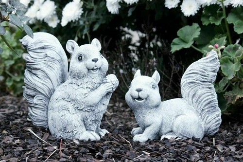Frostfeste steinfigur 2er set - frostfeste, 2er-set