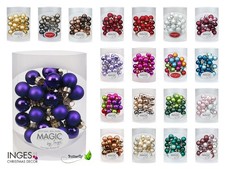 25 Glaskugeln 2cm Weihnachtskugeln Christbaumkugeln Christbaumschmuck mini klein