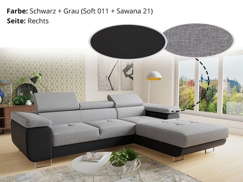 Ecksofa mit schlaffunktion - mit,